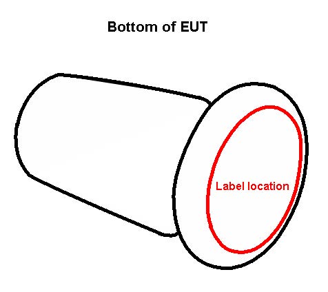 FCC ID 2AAAS-CM01 ID Label Location Info