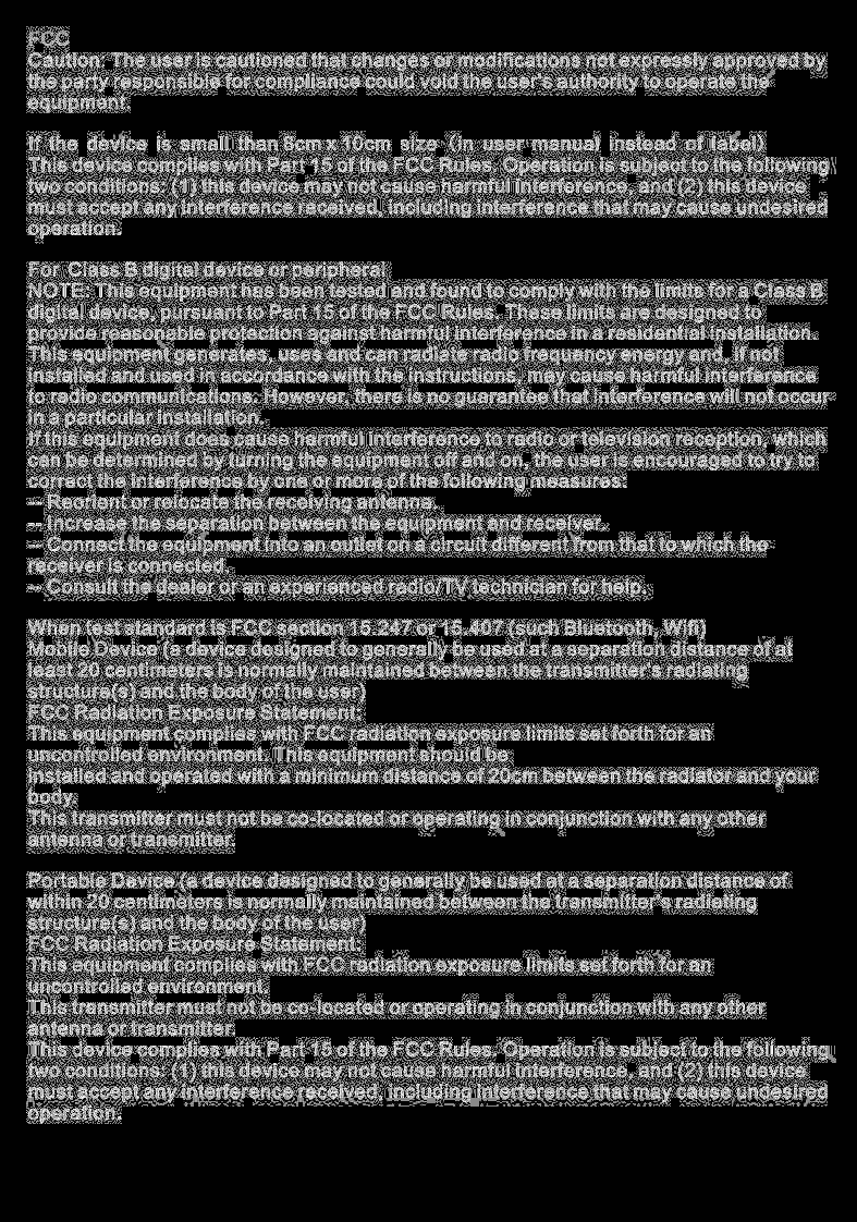 FCC ID 2AAFASY-C51001 Users Manual
