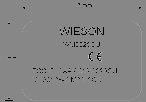 FCC ID 2AAK6WM2020CU ID Label Location Info