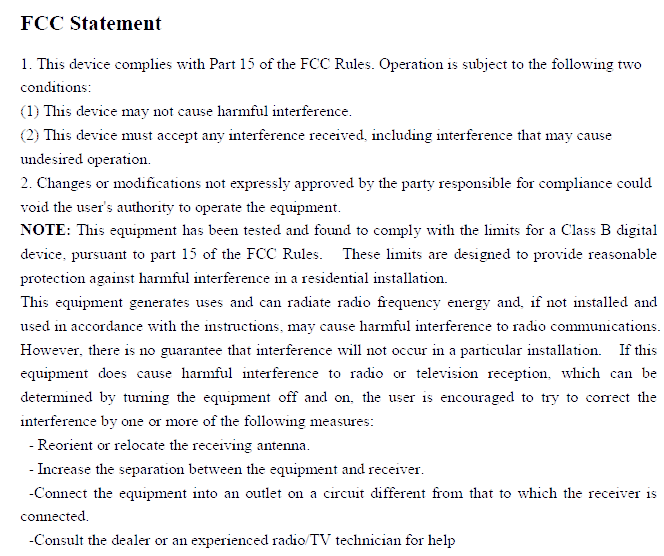 FCC ID 2AB2QB6A21A40WULF01 Users Manual
