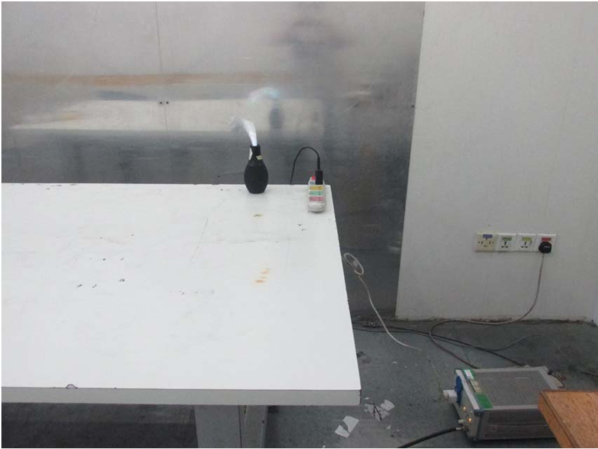 FCC ID 2AB4KMETYH256B Test Setup Photos