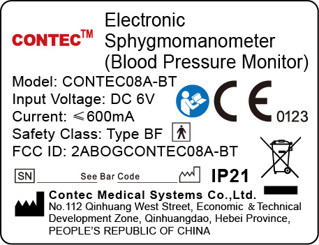 FCC ID 2ABOGCONTEC08A-BT ID Label Location Info