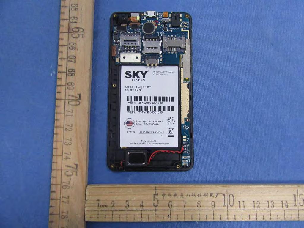 FCC ID 2ABOSSKYFUEGO40M Internal Photos