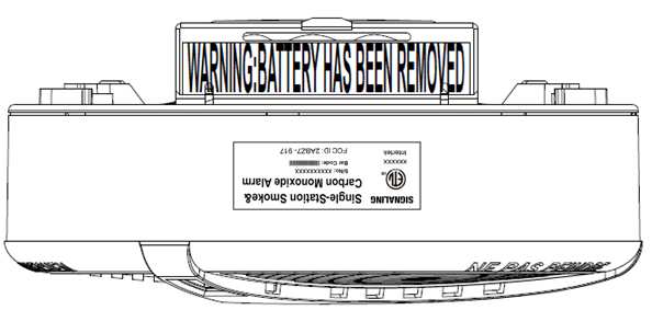 FCC ID 2ABZ7-917 ID Label Location Info