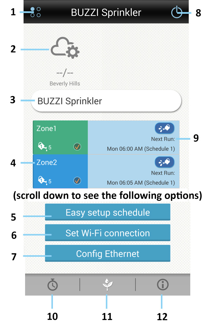 FCC ID 2ACF3BUZZISPRINKLER Users Manual