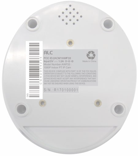 FCC ID 2ACMYAWF33 ID Label Location Info