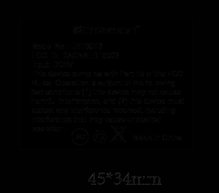 FCC ID 2ACN6EBT6003 ID Label Location Info