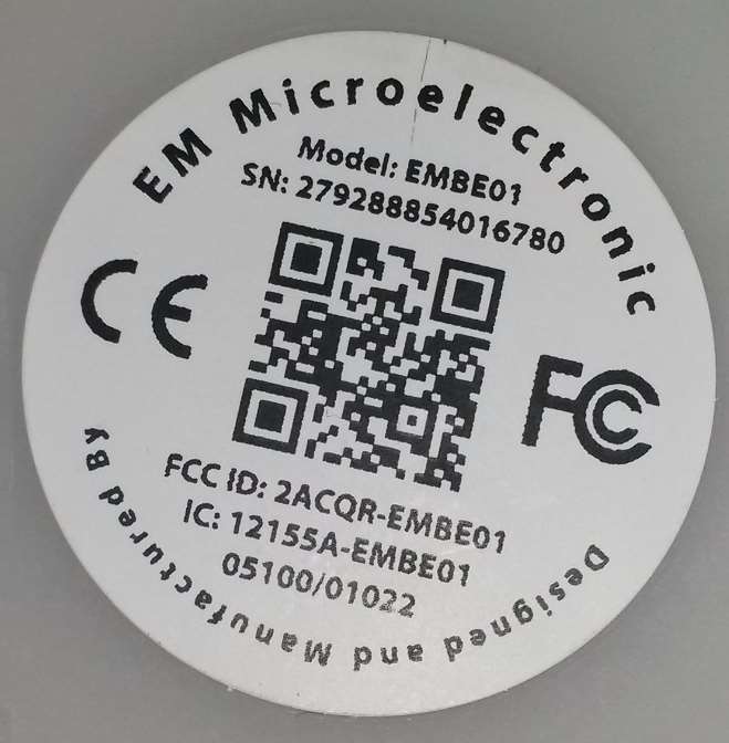 FCC ID 2ACQREMBE01 ID Label Location Info