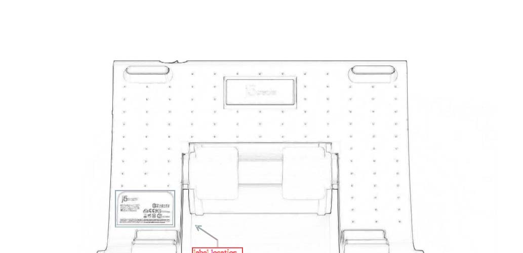 FCC ID 2AD37JSS800 ID Label Location Info