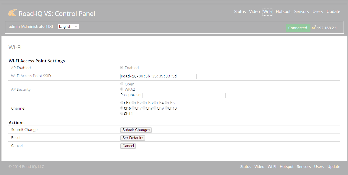FCC ID 2AD4Z-ROADIQ-VDS-01 Users Manual
