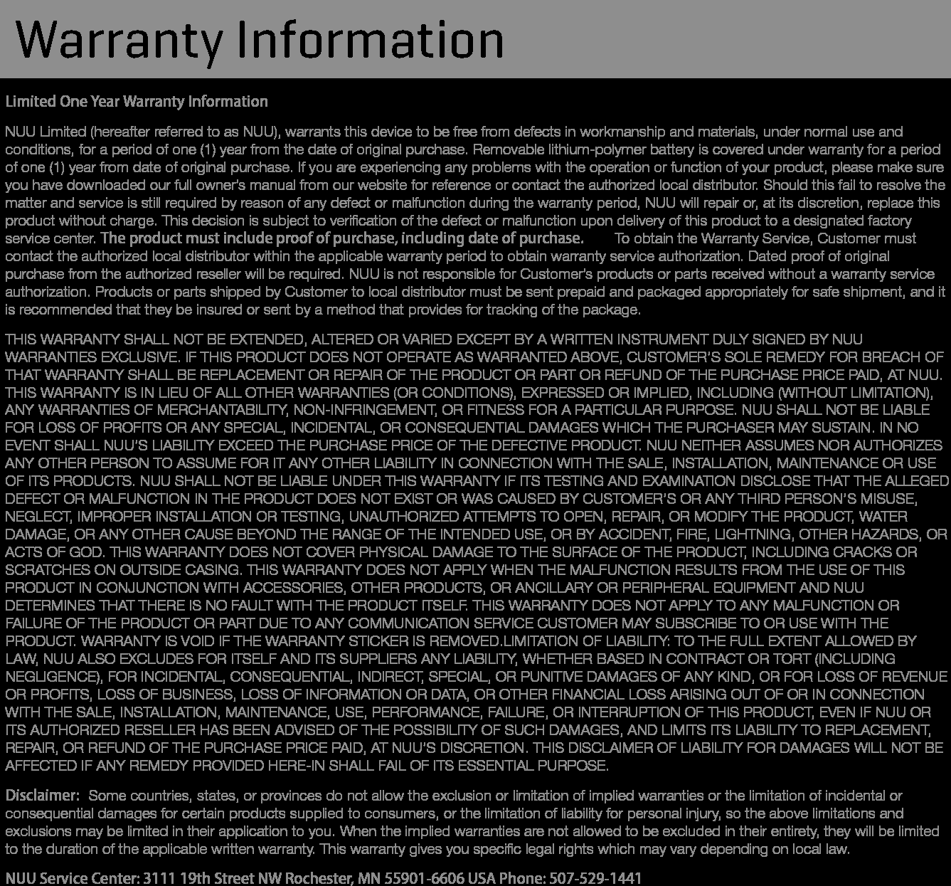 FCC ID 2ADINNUUA3 Users Manual