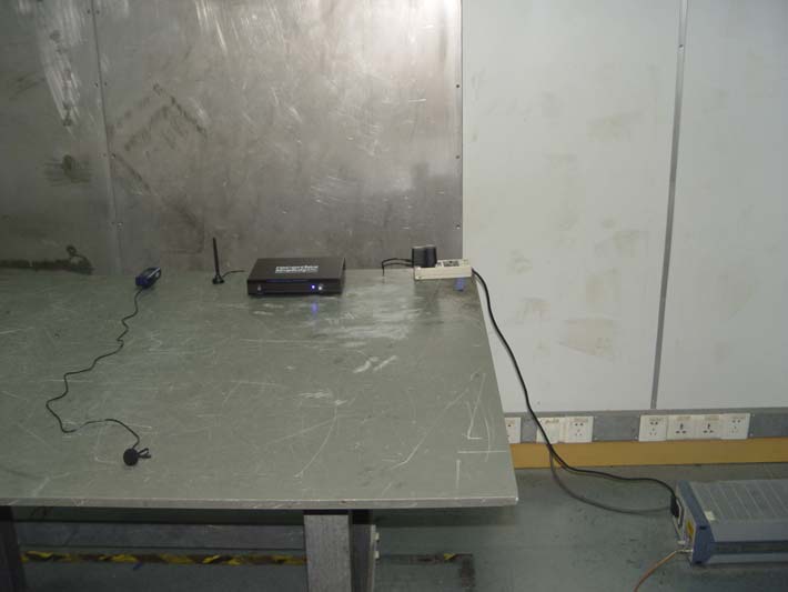 FCC ID 2ADKE-ST-MIC-R Test Setup Photos