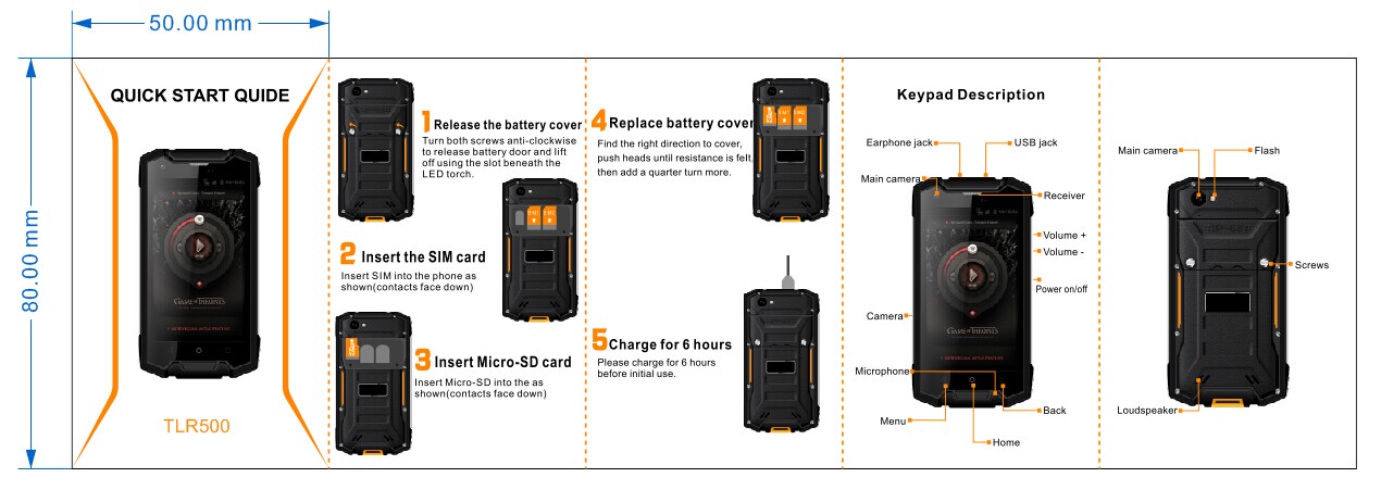 FCC ID 2AE62-TLR500 Users Manual