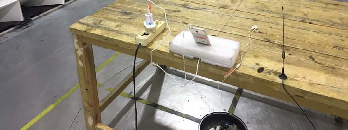 FCC ID 2AEE8LAVAA3MINI Test Setup Photos