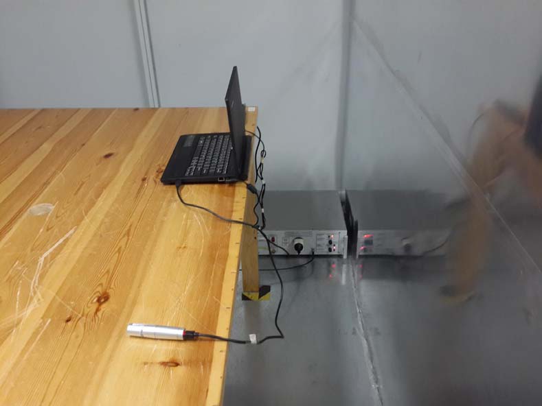 FCC ID 2AEI2EARIN Test Setup Photos