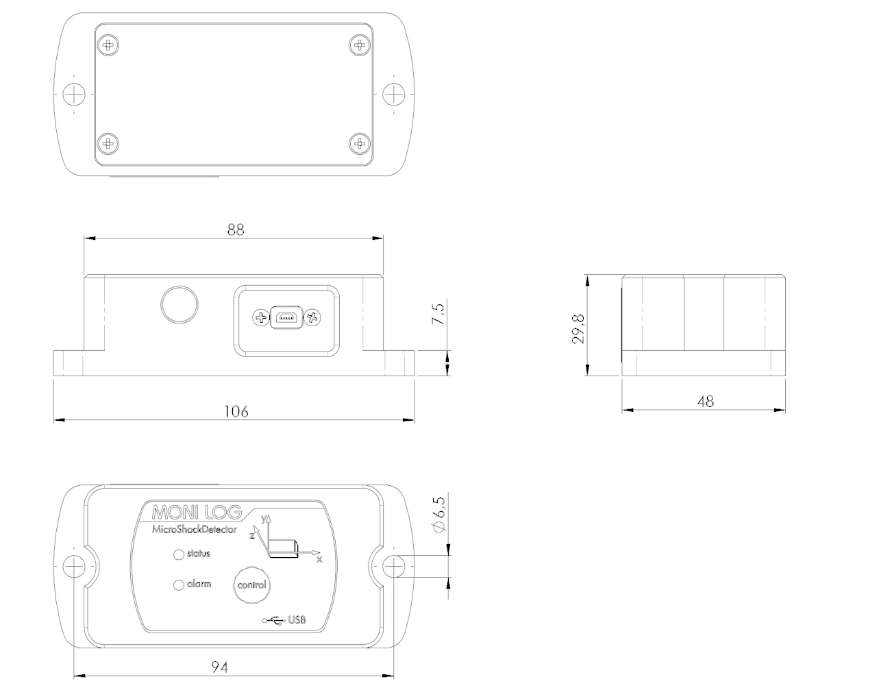 FCC ID 2AELT-02MONILOG Users Manual