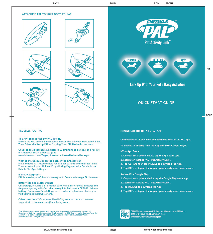 FCC ID 2AEMWPAL Users Manual