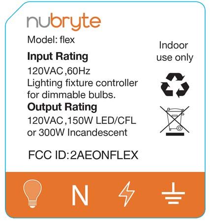 FCC ID 2AEONFLEX ID Label Location Info