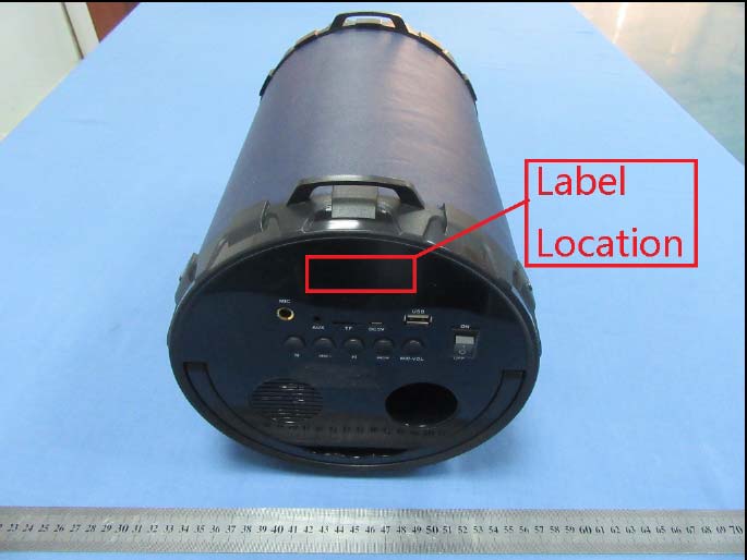 FCC ID 2AFBHSP813 ID Label Location Info