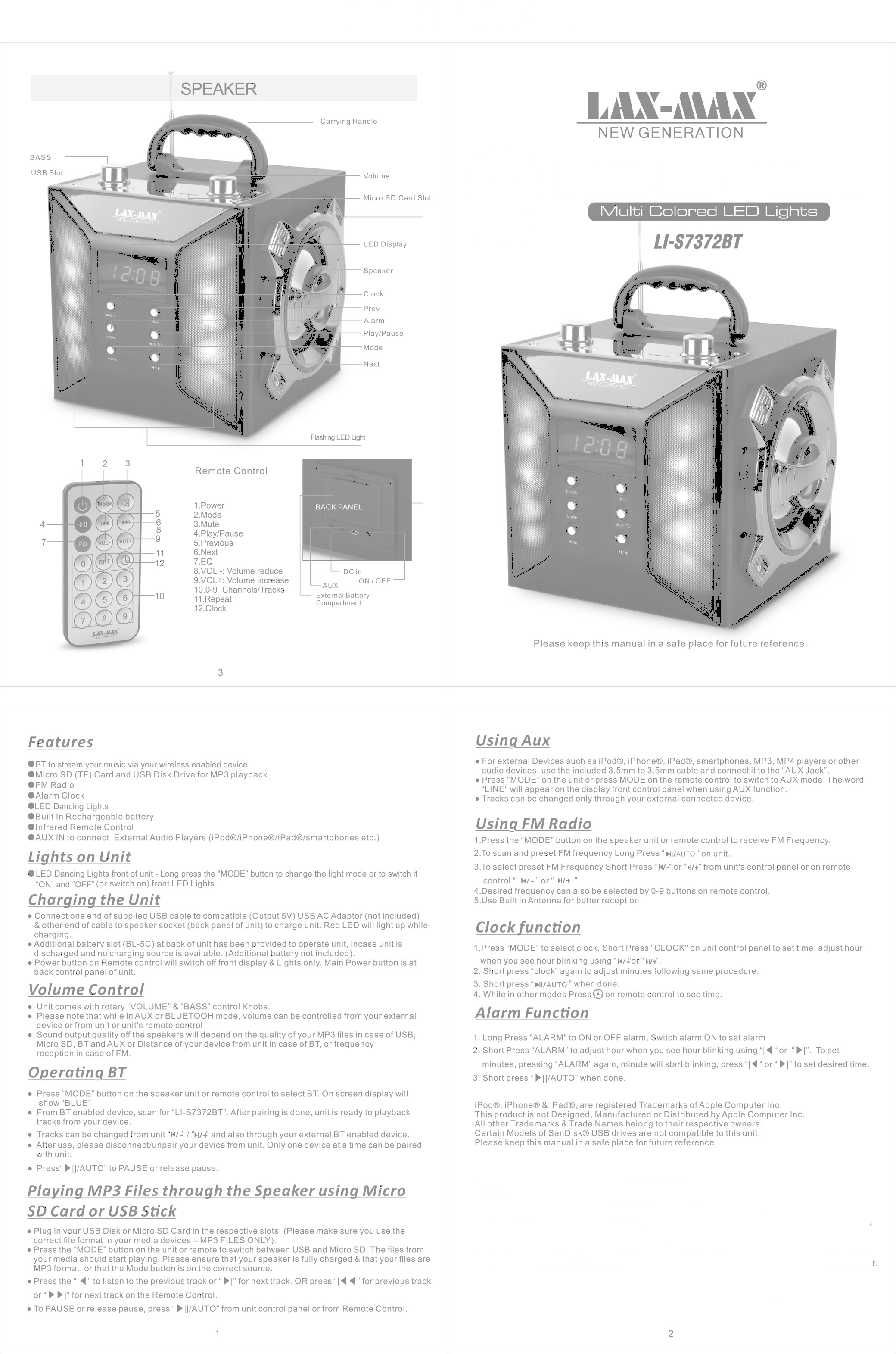 FCC ID 2AFBHSP815 Users Manual