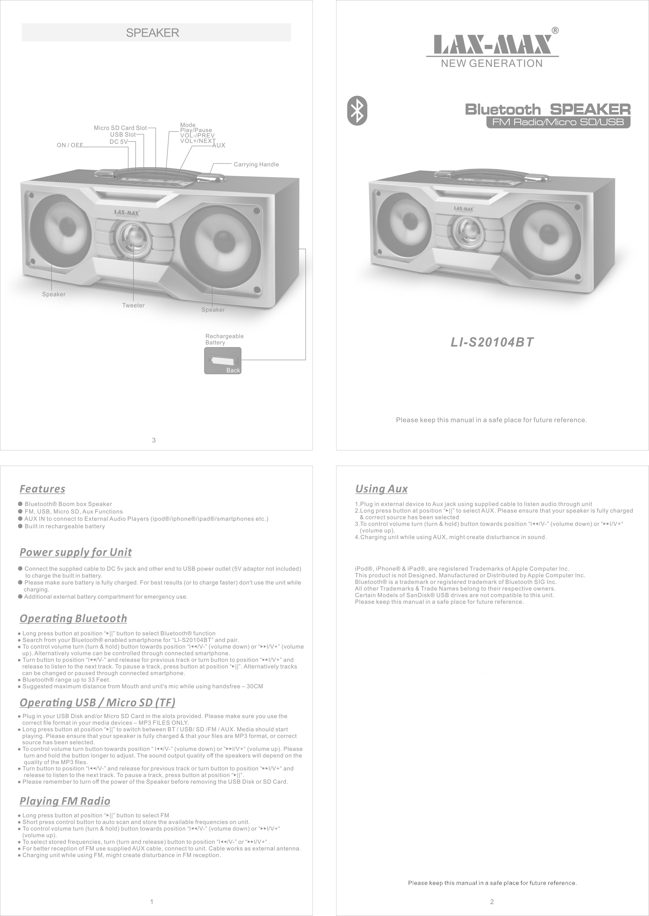 FCC ID 2AFBHSP86 Users Manual