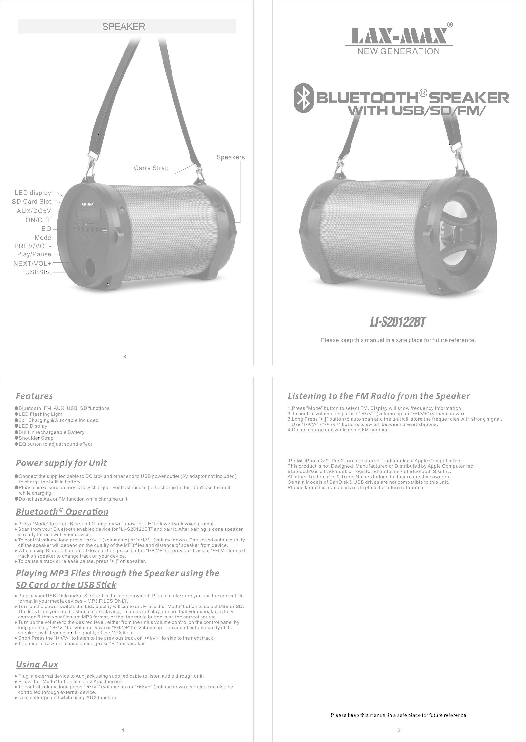 FCC ID 2AFBHSP88 Users Manual