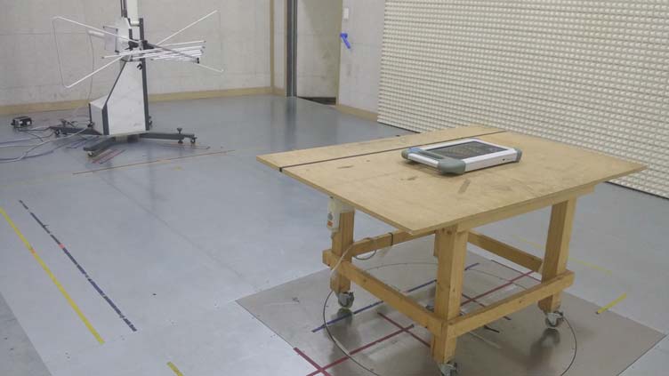 FCC ID 2AFCFSLATE6 Test Setup Photos