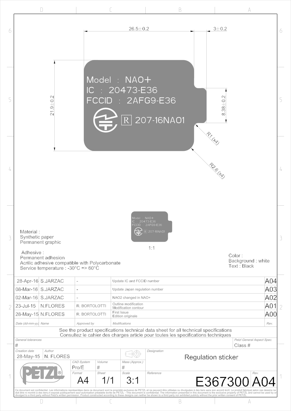 FCC ID 2AFG9-E36 ID Label Location Info