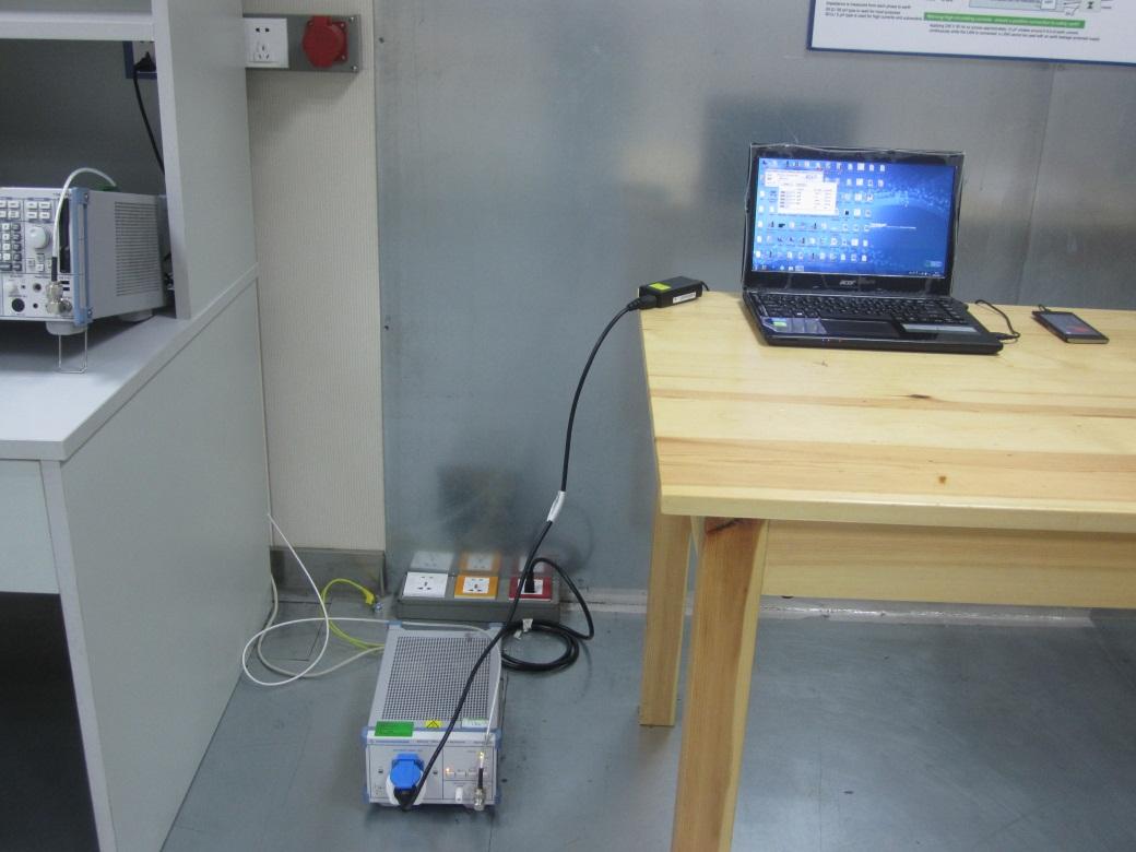 FCC ID 2AFJ3RX3450 Test Setup Photos