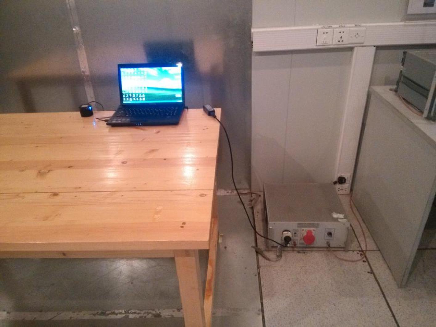 FCC ID 2AFM7WI-BTS10 Test Setup Photos