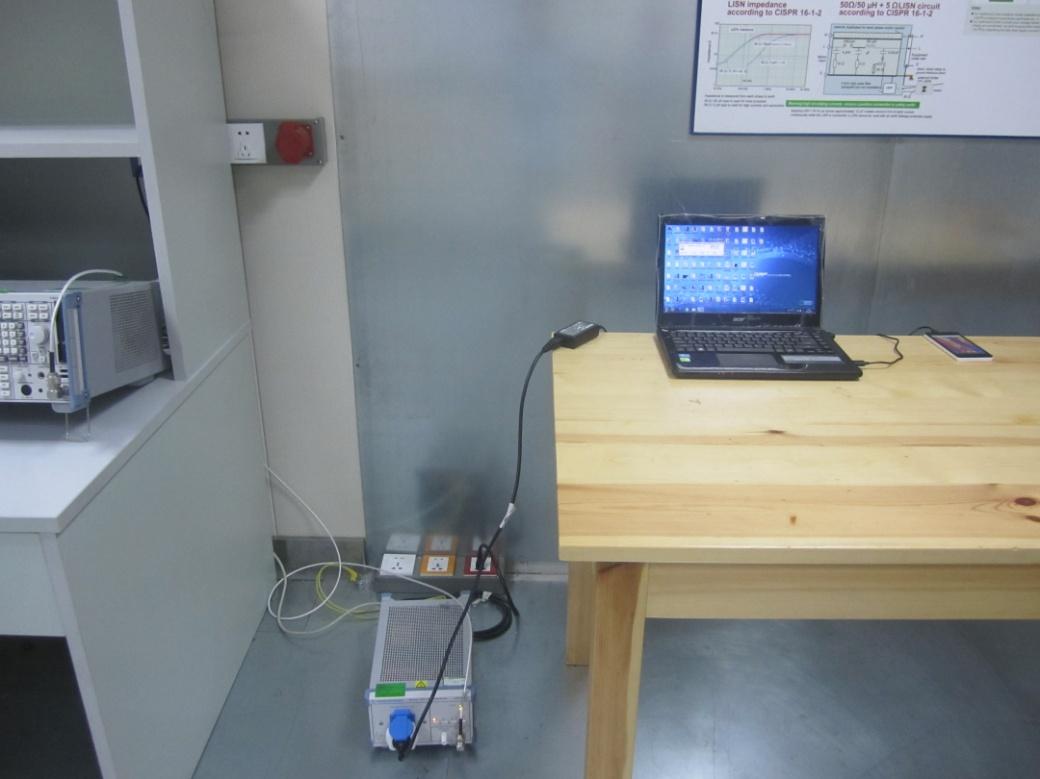 FCC ID 2AFPY-X5 Test Setup Photos