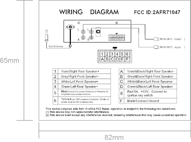 FCC ID 2AFR71047 ID Label Location Info