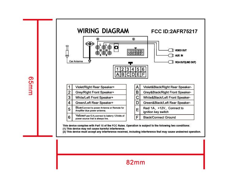 FCC ID 2AFR75217 ID Label Location Info