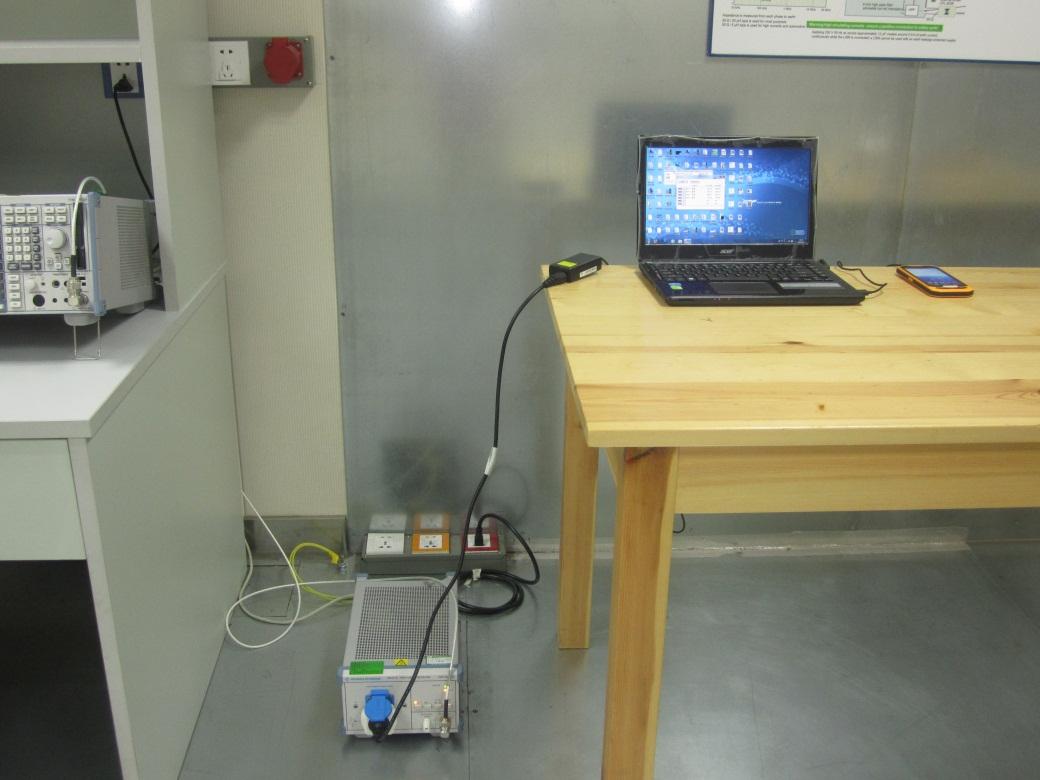 FCC ID 2AFVL-W101 Test Setup Photos