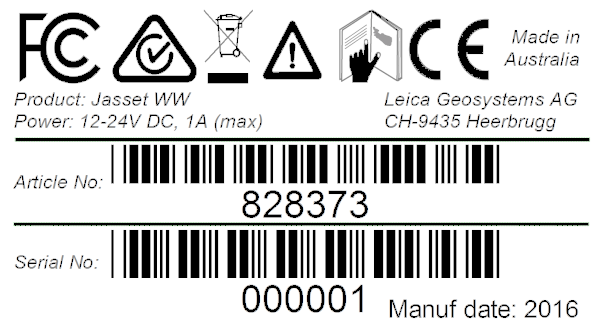 FCC ID 2AFYJ-JASSET Users Manual
