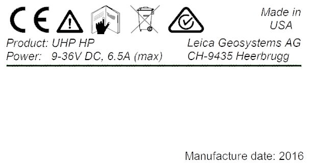 FCC ID 2AFYJ-UHPLP Users Manual