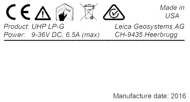 FCC ID 2AFYJ-UHPLP Users Manual