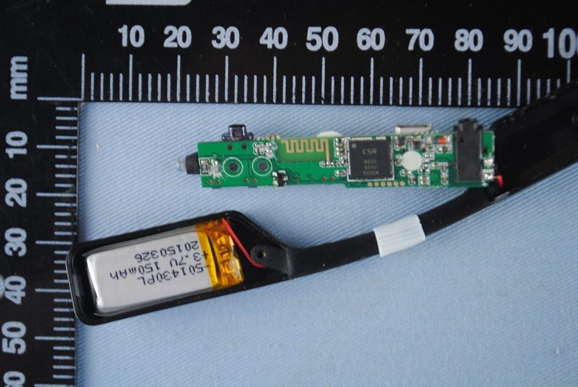 FCC ID 2AGAP-SMARTGLASSES Internal Photos