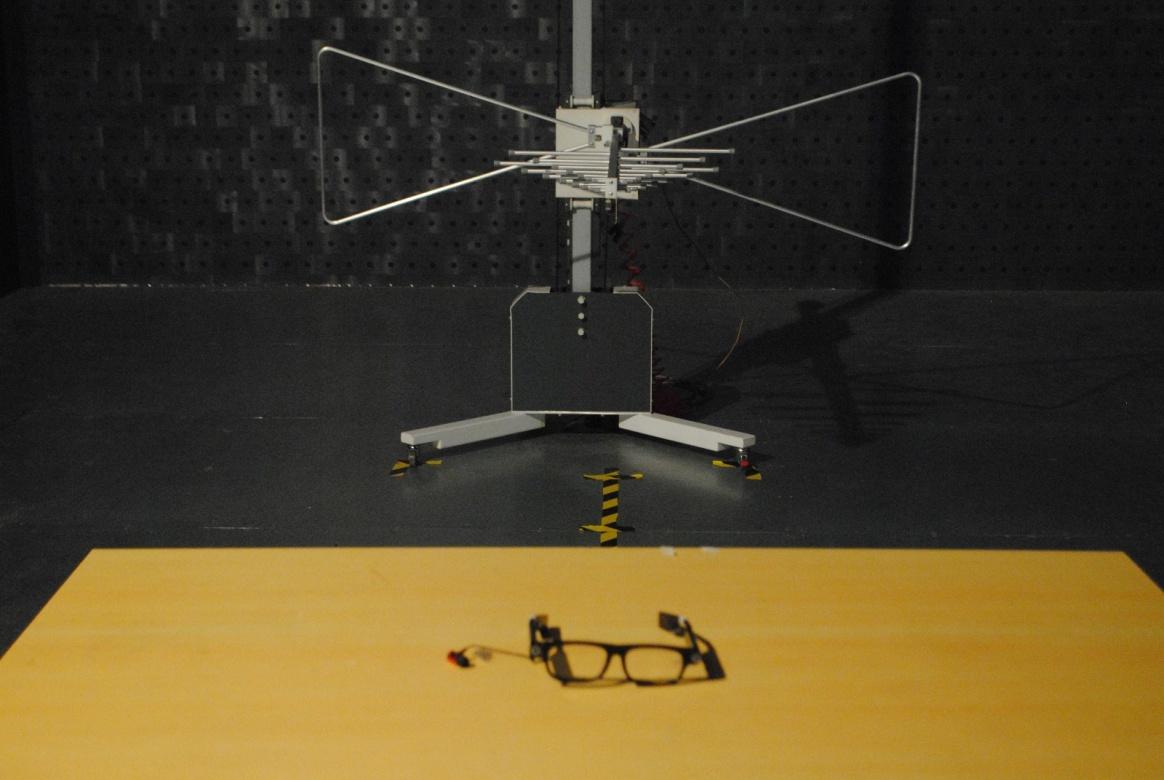 FCC ID 2AGAP-SMARTGLASSES Test Setup Photos