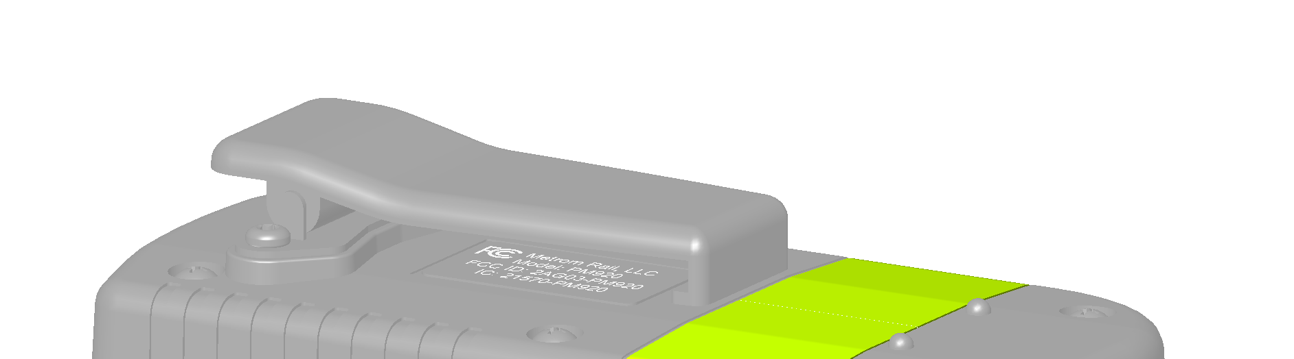 FCC ID 2AGO3-PM920 ID Label Location Info