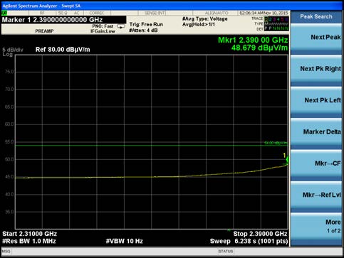FCC ID 2AGQP-F5500 Test Report