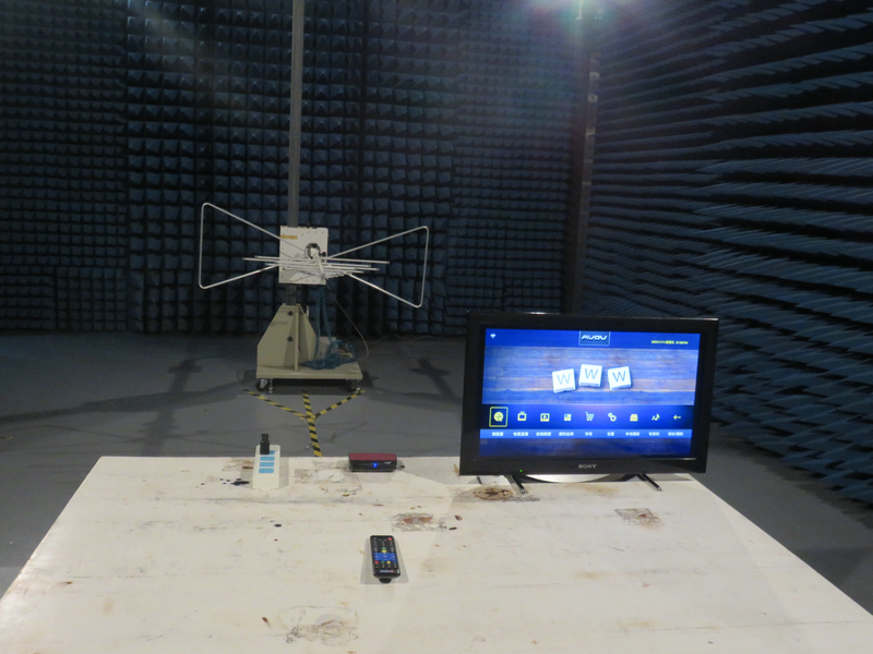 FCC ID 2AH7P-TVONLINE Test Setup Photos
