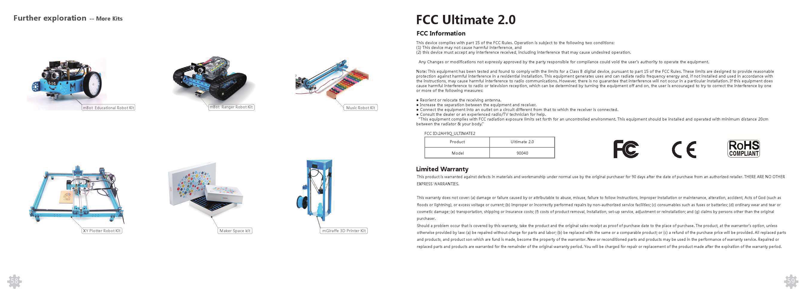 FCC ID 2AH9Q-ULTIMATE2 Users Manual