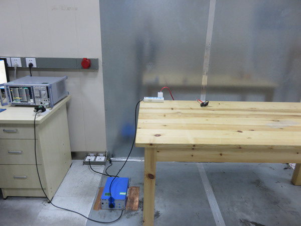 FCC ID 2AHA2MINILEVEL Test Setup Photos