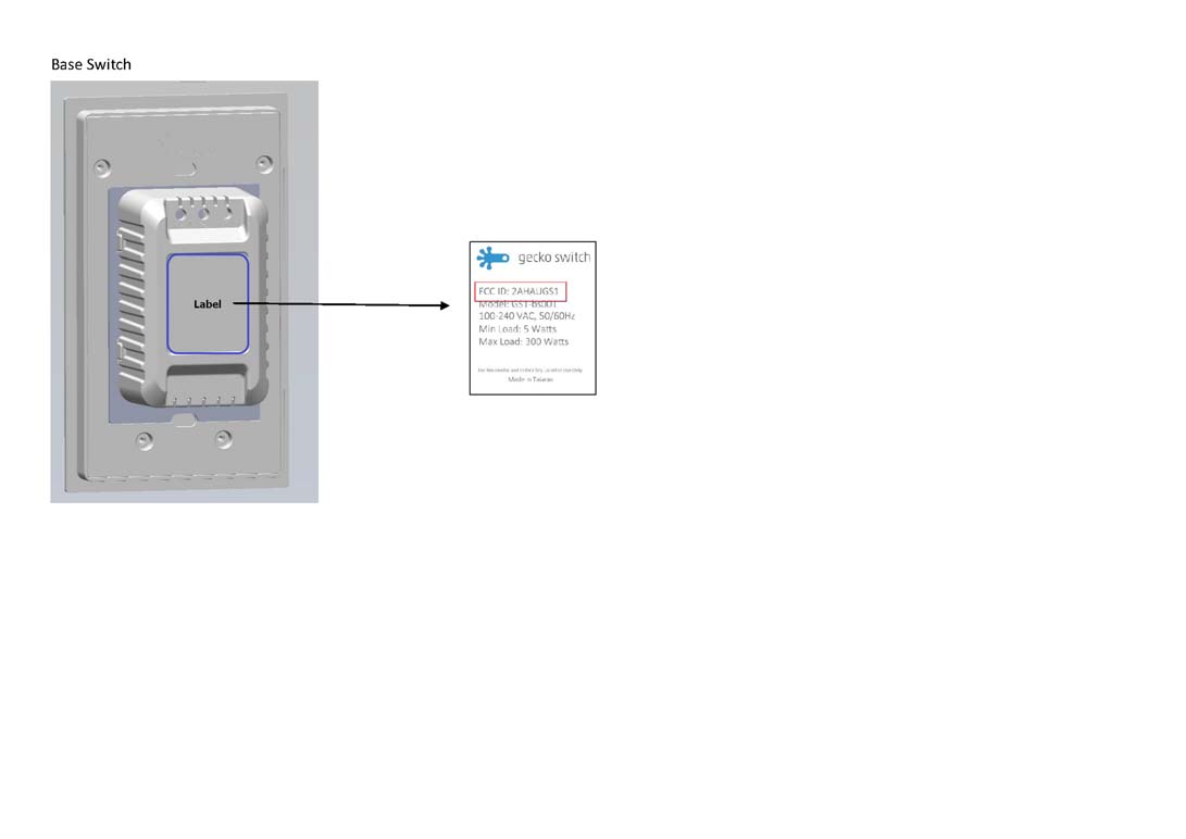 FCC ID 2AHAUGS1 ID Label Location Info
