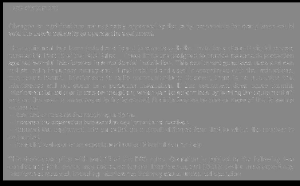 FCC ID 2AHTWFMT-9 Users Manual