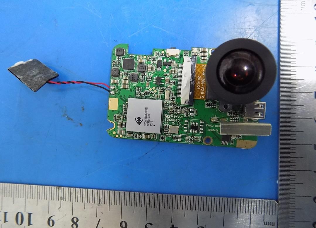 FCC ID 2AHW73AXISCAMERA Internal Photos