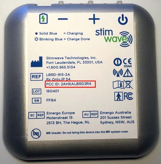 FCC ID 2AHXALBRD2R4 ID Label Location Info