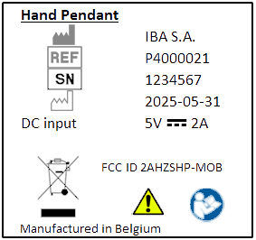 FCC ID 2AHZSHP-MOB ID Label Location Info