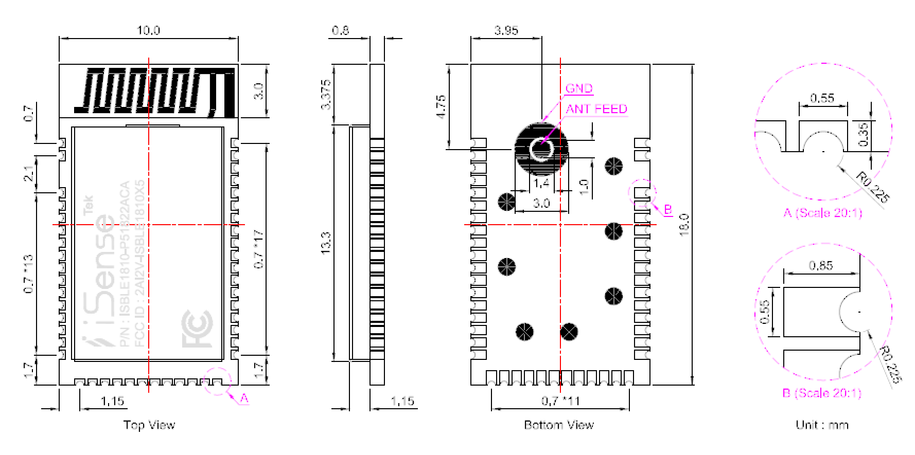 FCC ID 2AI2V-ISBLE1810X5 Users Manual
